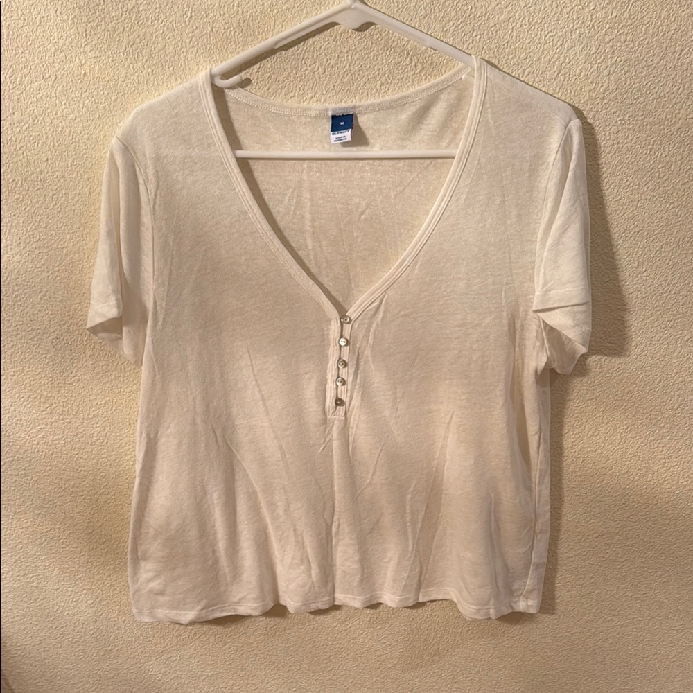 Old Navy Women's V-Neck Top, Size M, New